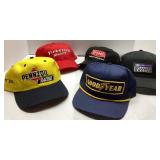 Five Racing-Themed Baseball Caps