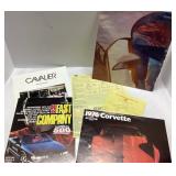Miscellaneous Brochures and Empty Corvette Envelop