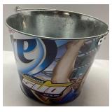 Miller Lite Metal Bucket with Handle, Approximatel