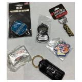 Keychains Including Sports and Custom Designs