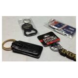 Keychains in Various Styles and Materials