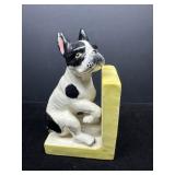 Vintage Boston Terrier Dog Bookend Japan