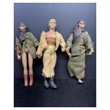 3 1960s MEGO Planet of the Apes Action