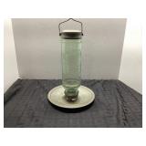 Glass and Metal Poultry Waterer, 12" Tall