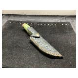Fixed Blade Knife with Sheath, 8 Inches