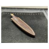Fixed Blade Knife with Sheath, 8 Inches