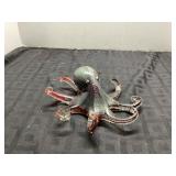 Murano Style Blown Glass Octopus Sculpture