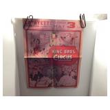 King Bros. Circus Newspaper Insert Ad