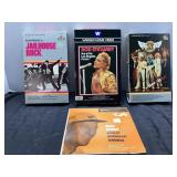 Music VHS Lot and Bing Crosby LP