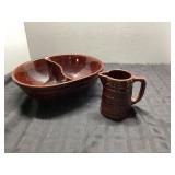 Marcrest Ovenproof Stoneware Divided Dish and