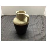 Stoneware Jug, Two-Tone Glaze, 6 Inches Tall