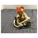 What In Blazes Clown Figurine 5 x 6 in
