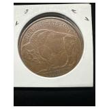 2 oz .999 Fine Copper Buffalo Round