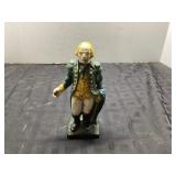 Painted Cast Iron Soldier Figurine, 6 Inches