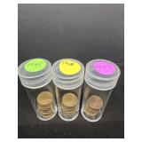 1945, 1946, 1947 Wheat Cent Rolls