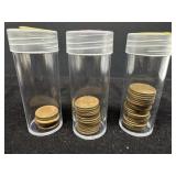 Three Tubes of Pennies 1948ï¿½1950