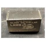 Wm. A. Rogers Silver Lamb Salt Cellar