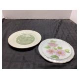 Two Decorative Plates, 6.5 Inches Wide