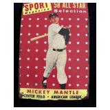 1958 Topps All Star Mickey Mantle Metal Card