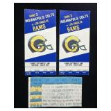3 NFL Game Tickets: 1986 & 1993