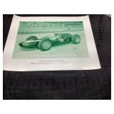 Jack Brabham 1961 Indianapolis Poster, 13x18