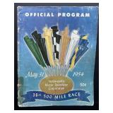 1954 Indianapolis 500 Official Program