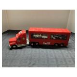 Coca-Cola Die-Cast Semi Truck with Cars