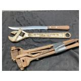 Vintage Tools: Flint Knife and Wrenches