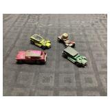 4 Vintage Metal Toy Cars