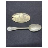 1893 Worldï¿½s Fair Spoon and Smithsonian Brass