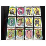1970 NHL Hockey Cards Lot (12 Count)