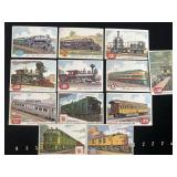 1952 Topps Locomotive Train Cards Lot
