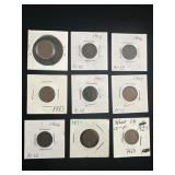 US Indian Head and Wheat Cents