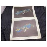 11x14 Inch Racing Car Art Prints