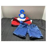Build-A-Bear Outfit with Shorts and Vest