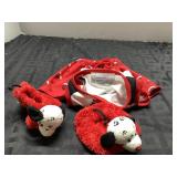 Infant Dalmatian Slippers and Pajama Set