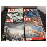 Life Magazine Astronaut Issues Lot of 4