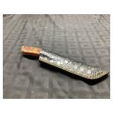 Fixed Blade Knife with Sheath, 8 Inches