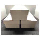3 Empty Card Boxes, 7 x 16 Inches