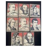Historical American Figures Trading Cards