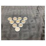 10 Bimetallic Coins in Holders