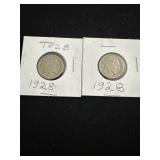 1928 Buffalo Nickels