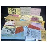 Circus and Fair Admission Ticket Collection
