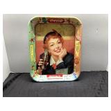 Coca-Cola Advertising Tin Tray 10 x 13 Inch