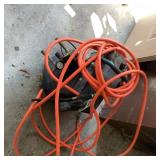 Portable Air Compressor with Hoses, Working