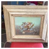 M.L. Berry Floral Still Life Painting