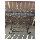 Metal Wire Plant Stand With Shelf