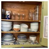 Contents of Kitchen Cabinet: Glassware and Dn