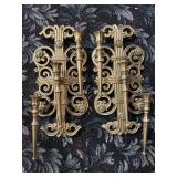 Pair MCM Homco Candle Holder Wall Sconces