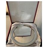 Cartier Silver Plate in Red Presentation Box